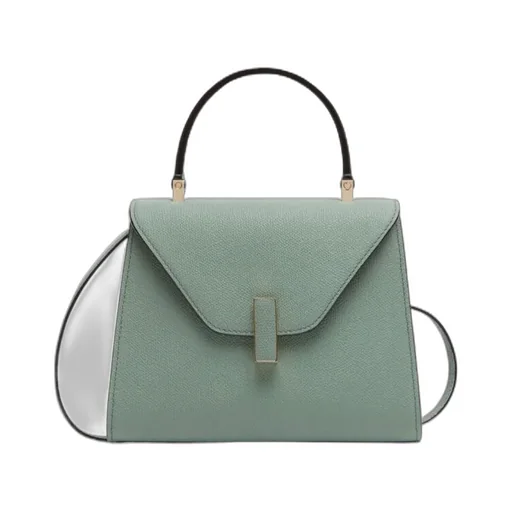 Valextra Iside Foldover Mini Top Handle Bag