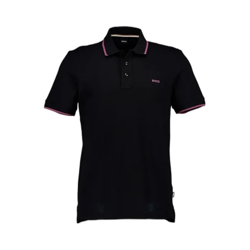 Boss Hugo Boss Logo Embossed Straight Hem Polo Shirt