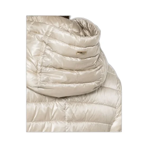 Zip-Up Hooded Down Jacket
