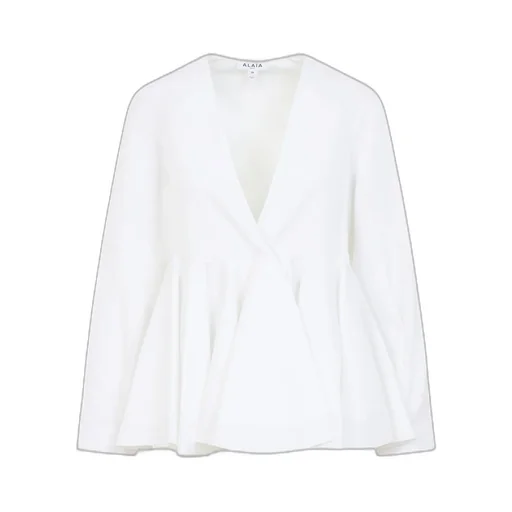 Flared Poplin Shirt