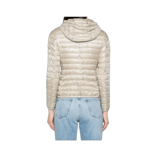 Zip-Up Hooded Down Jacket