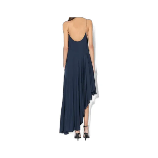 Matte Jersey Asymmetrical Slip Dress