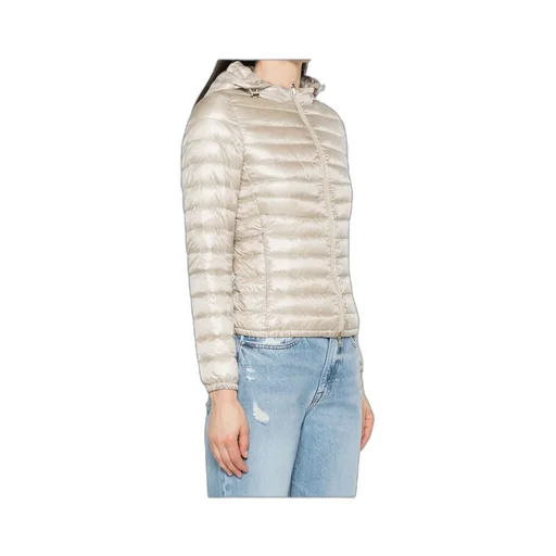 Zip-Up Hooded Down Jacket