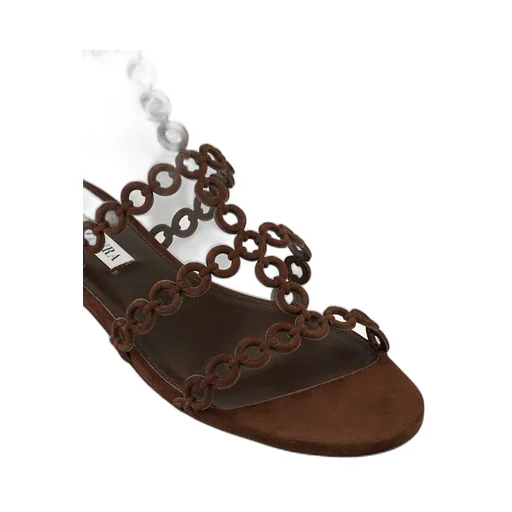 Aquazzura Infinity Chain Flat Sandals