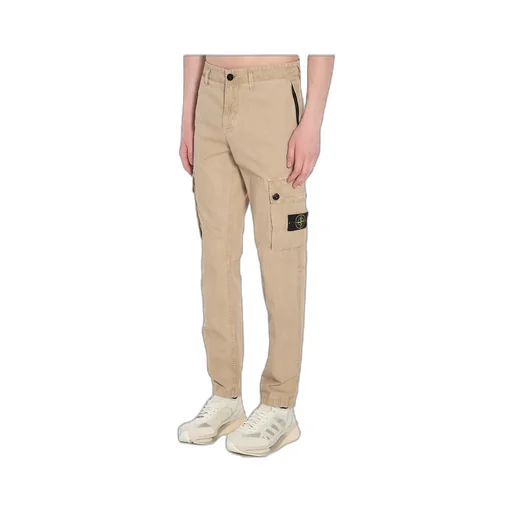 Stone Island Brushed Old Effect Slim Fit Cargo Trousers