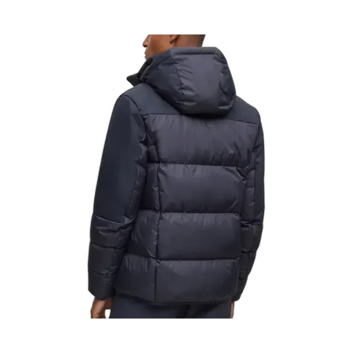 Logo Hooded Down Jacket
