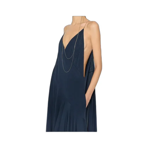 Matte Jersey Asymmetrical Slip Dress