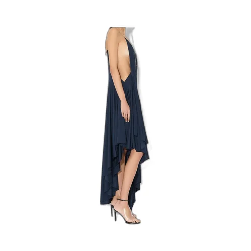 Matte Jersey Asymmetrical Slip Dress