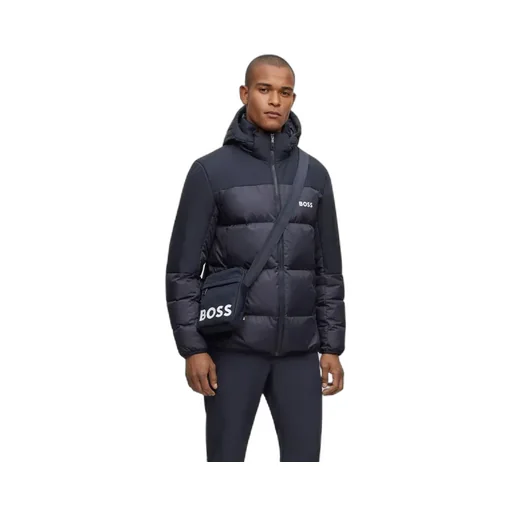 Logo Hooded Down Jacket
