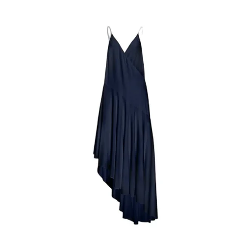 Matte Jersey Asymmetrical Slip Dress