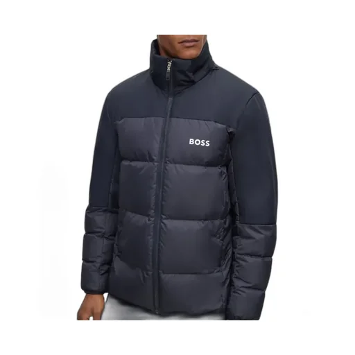 Logo Hooded Down Jacket