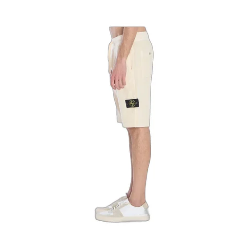 Stone Island Logo-Patch Drawstring Shorts