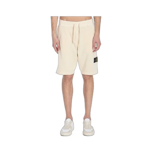 Stone Island Logo-Patch Drawstring Shorts