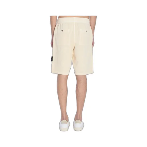 Stone Island Logo-Patch Drawstring Shorts
