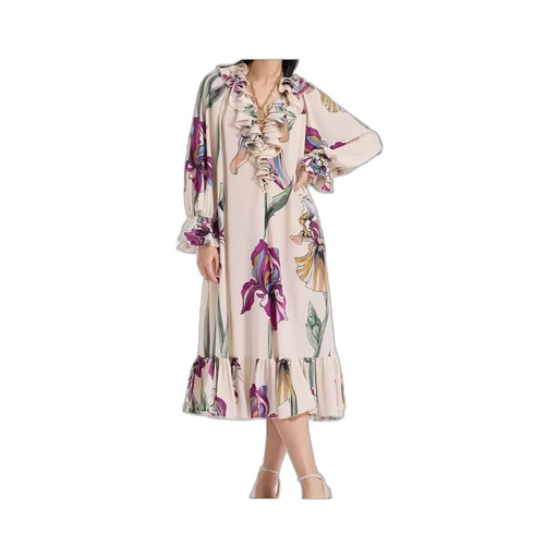 Jude Floral-Print Midi Dress