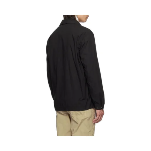 Stone Island Logo Patch Long Sleeved Overshirt