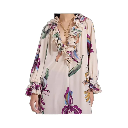 Jude Floral-Print Midi Dress