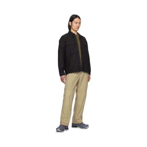 Stone Island Logo Patch Long Sleeved Overshirt