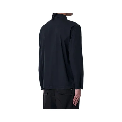 Stone Island Logo Patch Long Sleeved Overshirt