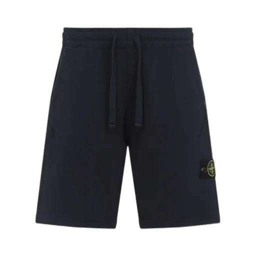 Stone Island Logo-Patch Drawstring Shorts