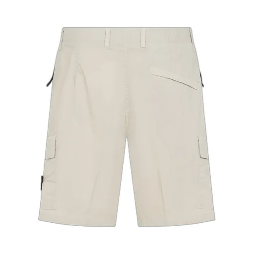 Stone Island Logo Patch Cargo Shorts