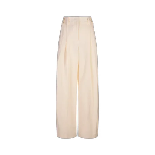 Jil Sander Pleated Wide-Leg Trousers