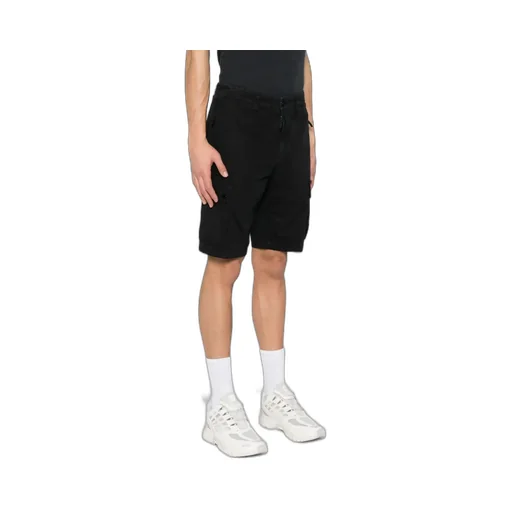 Stone Island Compass Patch Bermuda Shorts