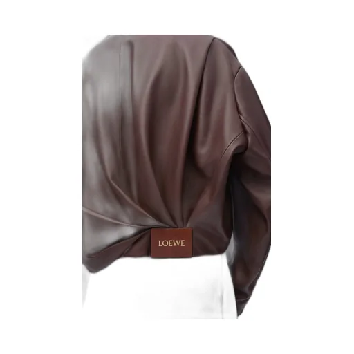 Loewe Draped Leather Jacket
