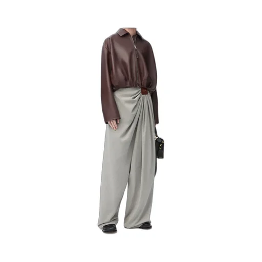 Loewe Draped Leather Jacket