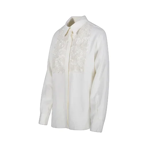 P.A.R.O.S.H. Embellished Long Sleeve Top