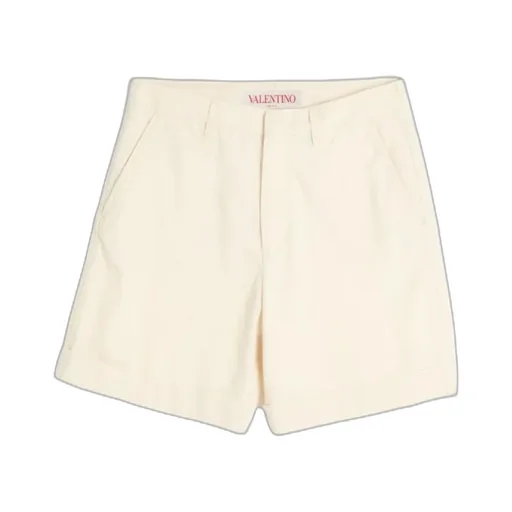 Valentino Turn-Up Hem Bermuda Shorts