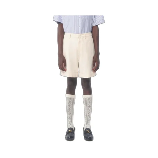 Valentino Turn-Up Hem Bermuda Shorts