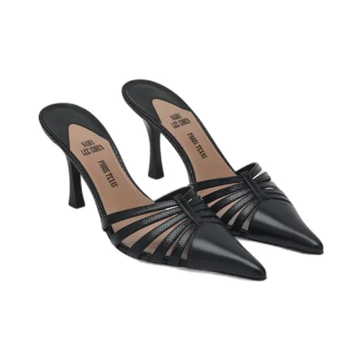 Pointed High-Heeled Sandals