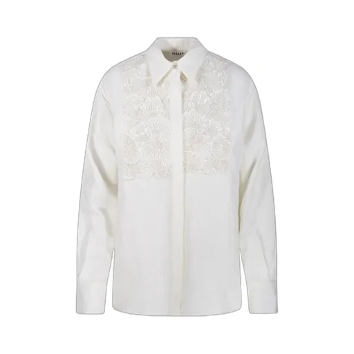 P.A.R.O.S.H. Embellished Long Sleeve Top