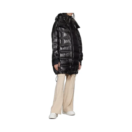 Rochelairs Hooded Long Down Jacket