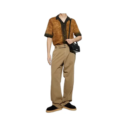 Belt-Loop Casual Pants