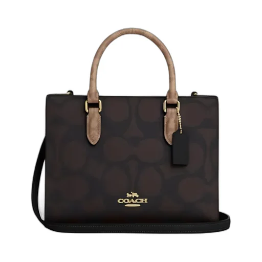 Small Maggie Logo Shoulder Strap Tote