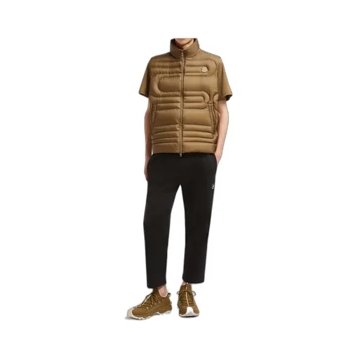 Emeishan Snake-Quilted Down Gilet