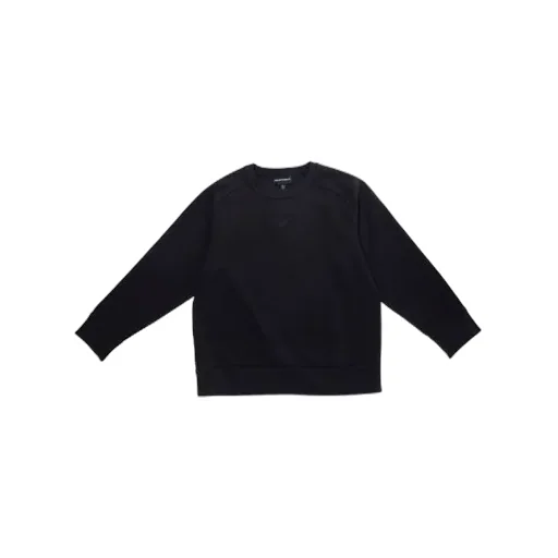 Emporio Armani Kids Logo Embroidered Crewneck Sweatshirt