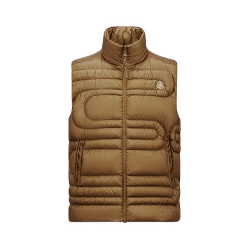Emeishan Snake-Quilted Down Gilet