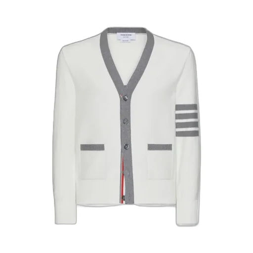 Thom Browne V-Neck Knitted Cardigan