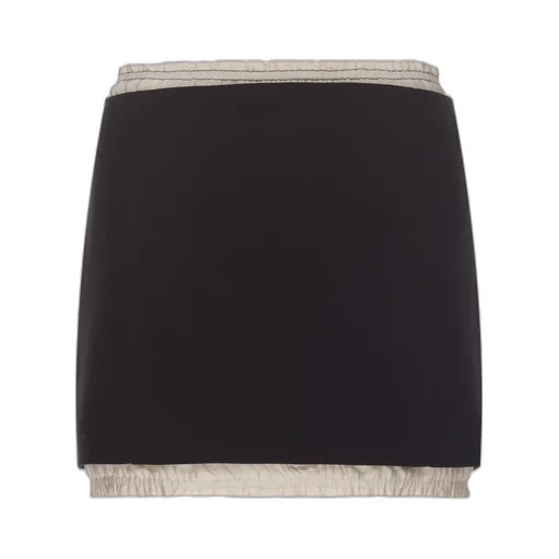 Victoria Beckham Ruched Detail Mini Skirt