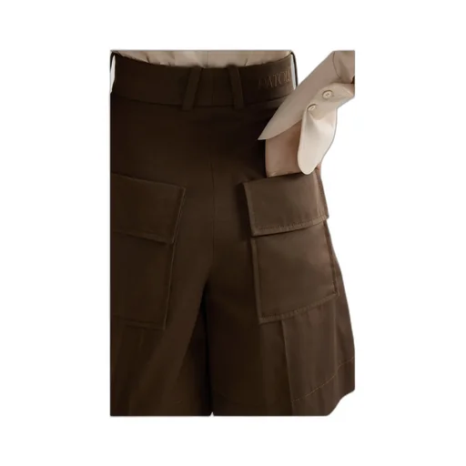 Gabardine Bermuda Shorts