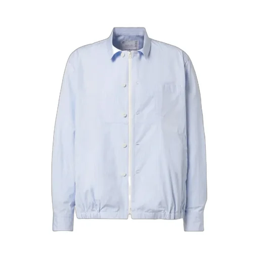 Striped Poplin Jacket