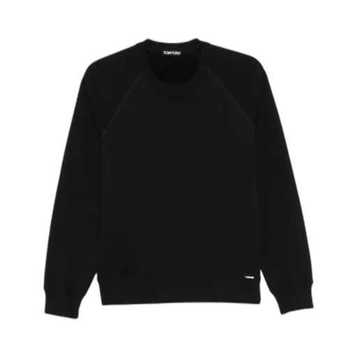 Tom Ford Logo-Patch Crewneck Sweatshirt
