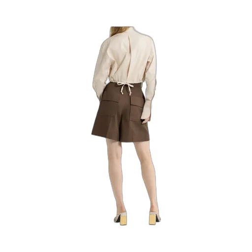 Gabardine Bermuda Shorts