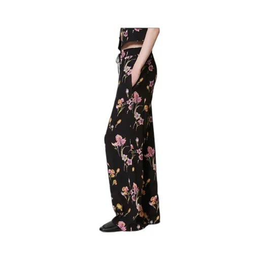 Twinset Allover Floral Print Trousers