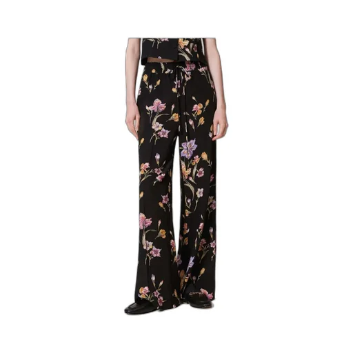 Twinset Allover Floral Print Trousers