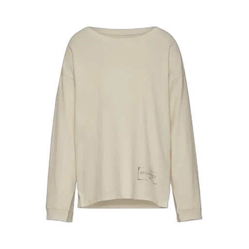 Maison Margiela Logo-Printed Round-Neck Jumper