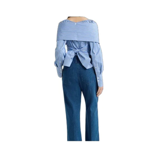 Patou Off-Shoulder Wrap Top